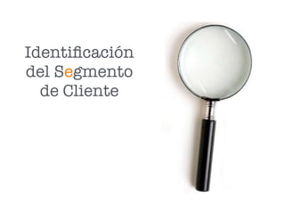 Identiﬁcación
del Segmento
de Cliente
 