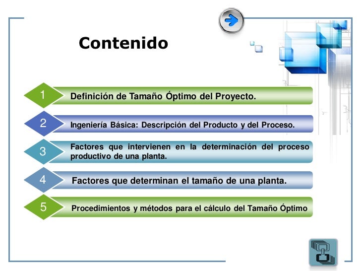 Determinación del Tamaño Óptimo de la Planta