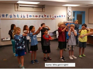 Game: Who got it right!
 