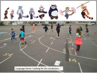 Language Game: Looking for the vocabulary.
 