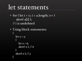 Tamarin And Ecmascript 4