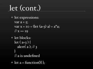 Tamarin And Ecmascript 4