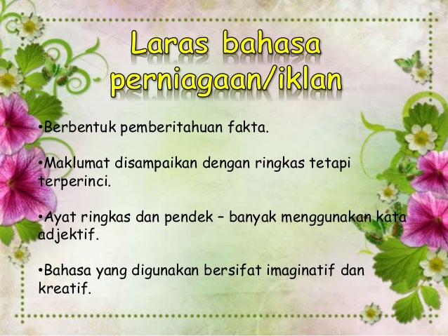 Laras Bahasa Iklan