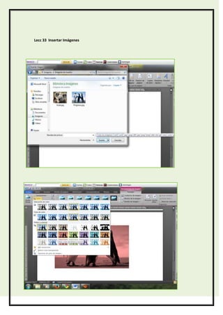 Lecc 33 Insertar Imágenes

 