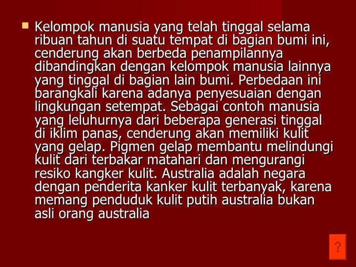 Tambahan Bab Iv. Evolusi Manusia (E)
