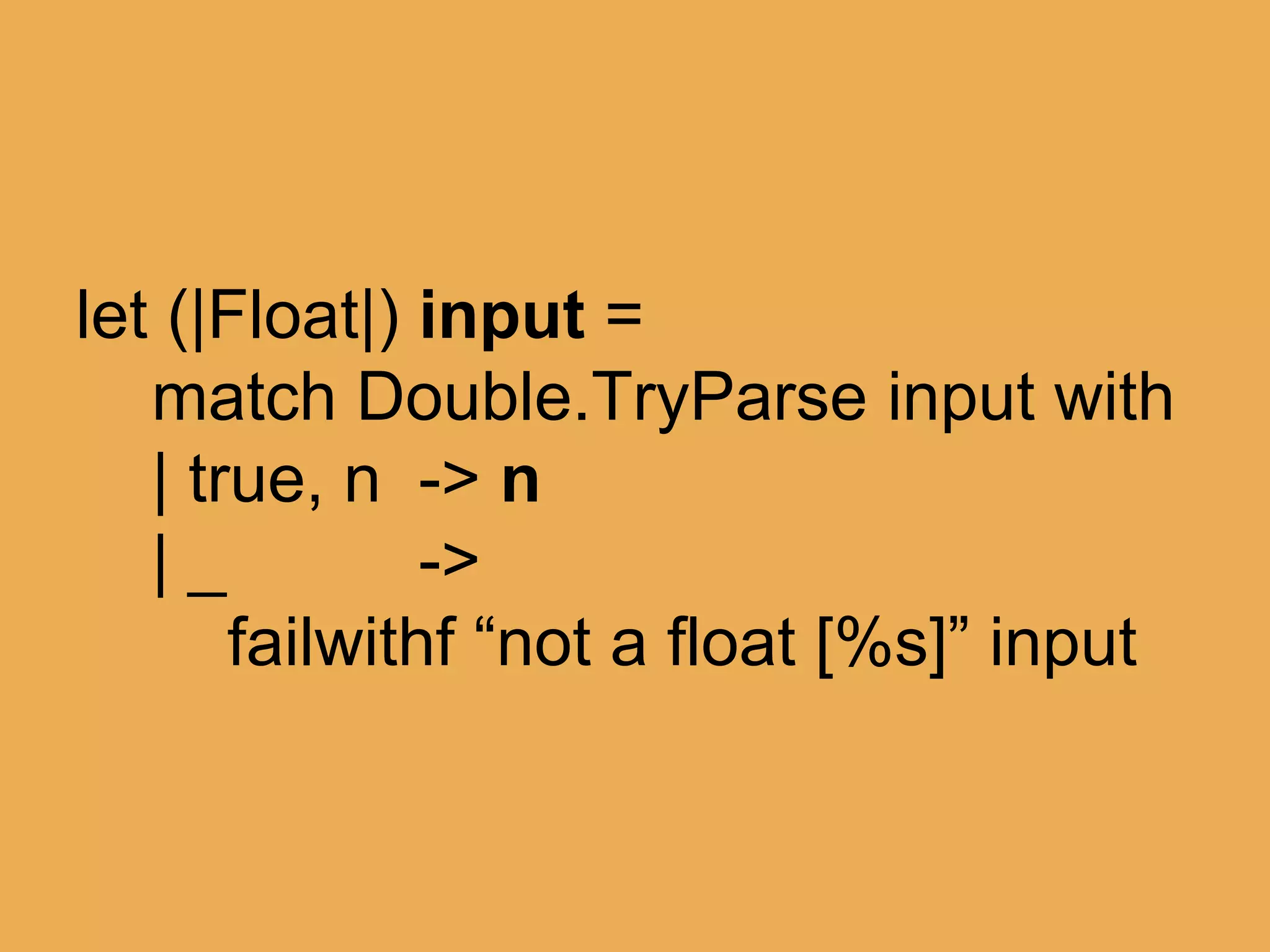 @theburningmonk
Single-Case Patterns
 
