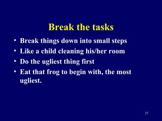 Ugliest Task. First Time Management Islamic perspective | PPT