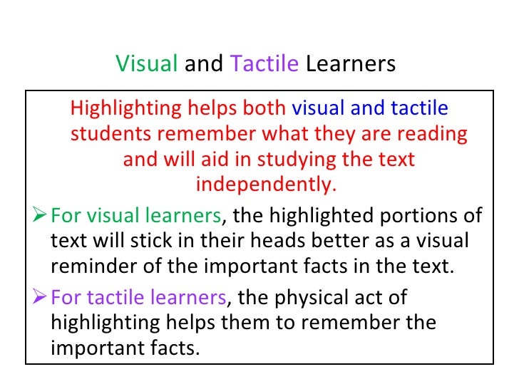 Tam Highlighting Strategies