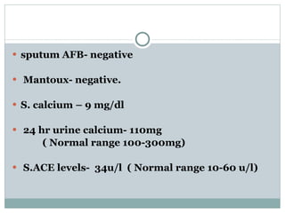 A Case of Splenic Tuberculosis | PPT