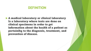 CLT - Organization of clinical Laboratory | PDF