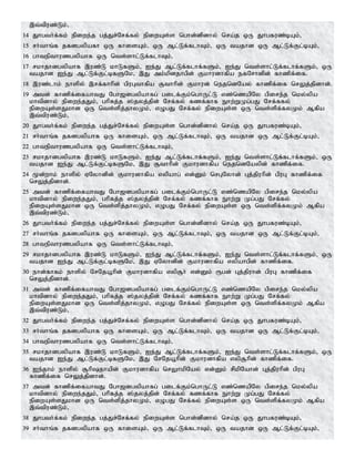 ,t;tpuz;Lk;>
14 Jhgth;f;fk; epiwe;j gj;Jr;Nrf;fy; epiwAs;s nghd;dpdhy; nra;j xU Jhgfuz;bAk;>
15 rh;thq;f jfdgypafh xU fhisAk;> xU Ml;Lf;flhTk;> xU tajhd xU Ml;Lf;Fl;bAk;>
16 ghtepthuzgypahf xU nts;shl;Lf;flhTk;>
17 rkhjhdgypahf ,uz;L khLfSk;> Ie;J Ml;Lf;flhf;fSk;> Ie;J nts;shl;Lf;flhf;fSk;> xU
tajhd Ie;J Ml;Lf;Fl;bfSNk> ,J mk;kpdjhgpd; Fkhudhfpa efNrhdpd; fhzpf;if.
18 ,uz;lhk; ehspy; ,rf;fhhpd; gpuGthfpa #thhpd; Fkhud; nejndNay; fhzpf;if nrYj;jpdhd;.
19 mtd; fhzpf;ifahtJ Ngh[dgypahfg; gilf;Fk;nghUl;L vz;nzapNy gpire;j nky;ypa
khtpdhy; epiwe;jJk;> ghpRj;j ];jyj;jpd; Nrf;fy; fzf;fhf Ehw;WKg;gJ Nrf;ffy;
epiwAs;sJkhd xU nts;spj;jhyKk;> vOgJ Nrf;fy; epiwAs;s xU nts;spf;fyKk; Mfpa
,t;tpuz;Lk;>
20 Jhgth;f;fk; epiwe;j gj;Jr;Nrf;fy; epiwAs;s nghd;dpdhy; nra;j xU Jhgfuz;bAk;>
21 rh;thq;f jfdgypahf xU fhisAk;> xU Ml;Lf;flhTk;> xU tajhd xU Ml;Lf;Fl;bAk;>
22 ghtepthuzgypahf xU nts;shl;Lf;flhTk;>
23 rkhjhdgypahf ,uz;L khLfSk;> Ie;J Ml;Lf;flhf;fSk;> Ie;J nts;shl;Lf;flhf;fSk;> xU
tajhd Ie;J Ml;Lf;Fl;bfSNk> ,J #thhpd; Fkhudhfpa nejndNaypd; fhzpf;if.
24 %d;whk; ehspy; VNyhdpd; Fkhudhfpa vypahg; vd;Dk; nrGNyhd; Gj;jpuhpd; gpuG fhzpf;if
nrYj;jpdhd;.
25 mtd; fhzpf;ifahtJ Ngh[dgypahfg; gilf;Fk;nghUl;L vz;nzapNy gpire;j nky;ypa
khtpdhy; epiwe;jJk;> ghpfj;j ];jyj;jpd; Nrf;fy; fzf;fhf Ehw;W Kg;gJ Nrf;fy;
epiwAs;sJkhd xU nts;spj;jhyKk;> vOgJ Nrf;fy; epiwAs;s xU nts;spf;fyKk; Mfpa
,t;tpuz;Lk;>
26 Jhgth;f;fk; epiwe;j gj;Jr;Nrf;fy; epiwAs;s nghd;dpdhy; nra;j xU Jhgfuz;bAk;>
27 rh;thq;f jfdgypahf xU fhisAk;> xU Ml;Lf;flhTk;> xU tajhd xU Ml;Lf;Fl;bAk;>
28 ghtepthuzgypahf xU nts;shl;Lf;flhTk;>
29 rkhjhdgypahf ,uz;L khLfSk;> Ie;J Ml;Lf;flhf;fSk;> Ie;J nts;shl;Lf;flhf;fSk;> xU
tajhd Ie;J Ml;Lf;Fl;bfSNk>; ,J VNyhdpd; Fkhudhfpa vypahgpd; fhzpf;if.
30 ehd;fhfk; ehspy; NrNja+hpd; Fkhudhfpa vyp#h; vd;Dk; &gd; Gj;jpuhd; gpuG fhzpf;if
nrYj;jpdhd;.
31 mtd; fhzpf;ifahtJ Ngh[dgypahfg; gilf;Fk;nghUl;L vz;nzapNy gpire;j nky;ypa
khtpdhy; epiwe;jJk;> ghpfj;j ];jyj;jpd; Nrf;fy; fzf;fhf Ehw;W Kg;gJ Nrf;fy;
epiwAs;sJkhd xU nts;spj;jhyKk;> vOgJ Nrf;fy; epiwAs;s xU nts;spf;fyKk; Mfpa
,t;tpuz;Lk;>
32 Jhgth;f;fk; epiwe;j gj;Jr;Nrf;fy; epiwAs;s nghd;dpdhy; nra;j xU Jhgfuz;bAk;>
33 rh;thq;f jfdgypahf xU fhisAk;> xU Ml;Lf;flhTk;> xU tajhd xU Ml;Lf;Fl;bAk;>
34 ghtepthuzgypahf xU nts;shl;Lf;flhTk;>
35 rkhjhdgypahf ,uz;L khLfSk;> Ie;J Ml;Lf;flhf;fSk;> Ie;J nts;shl;Lf;flhf;fSk;> xU
tajhd Ie;J Ml;Lf;Fl;bfSNk> ,J NrNja+hpd; Fkhudhfpa vyp#hpd; fhzpf;if.
36 Ie;jhk; ehspy; #hpjhapd; Fkhudhfpa nrYhkpNay; vd;Dk; rpkpNahd; Gj;jpuhpd; gpuG
fhzpf;if nrYj;jpdhd;.
37 mtd; fhzpf;ifahtJ Ngh[dgypahfg; gilf;Fk;nghUl;L vz;nzapNy gpire;j nky;ypa
khtpdhy; epiwe;jJk;> ghpfj;j ];jyj;jpd; Nrf;fy; fzf;fhf Ehw;W Kg;gJ Nrf;fy;
epiwAs;sJkhd xU nts;spj;jhyKk;> vOgJ Nrf;fy; epiwAs;s xU nts;spf;fyKk; Mfpa
,t;tpuz;Lk;>
38 Jhgth;f;fk; epiwe;j gj;Jr;Nrf;fy; epiwAs;s nghd;dpdhy; nra;j xU Jhgfuz;bAk;>
39 rh;thq;f jfdgypahf xU fhisAk;> xU Ml;Lf;flhTk;> xU tajhd xU Ml;Lf;Fl;bAk;>
 