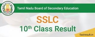 Tamil Nadu Board 10th Result 2019 | PPT