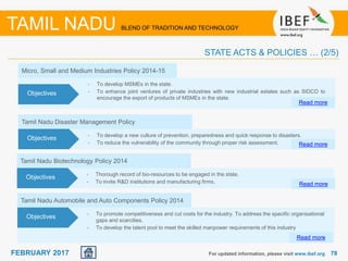 Tamil Nadu State Report February 2017