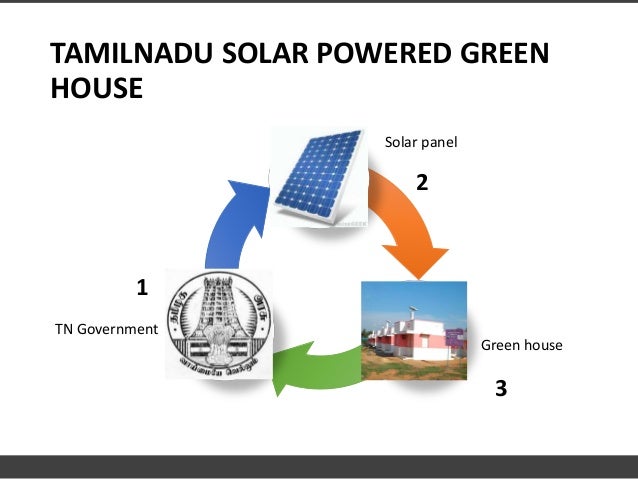 Tamilnadu State Government Solar Powered Green House Scheme