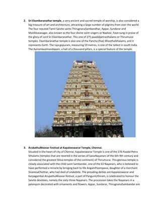 Tamilnadu temples