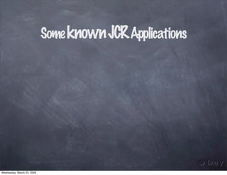 Rapid JCR applications development with Sling