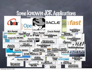 Rapid JCR applications development with Sling