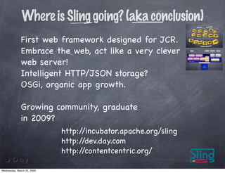 Rapid JCR applications development with Sling