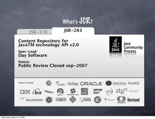 Rapid JCR applications development with Sling