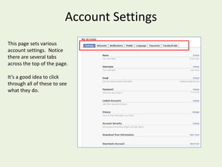 Privacy Settings > Apps, Games, and WebsitesThis box helps you control what information you share with apps, games, and other websites.  It also controls what information your friends may share about you through these applications.  It’s a good idea to take a close look at each of these, and understand how they work