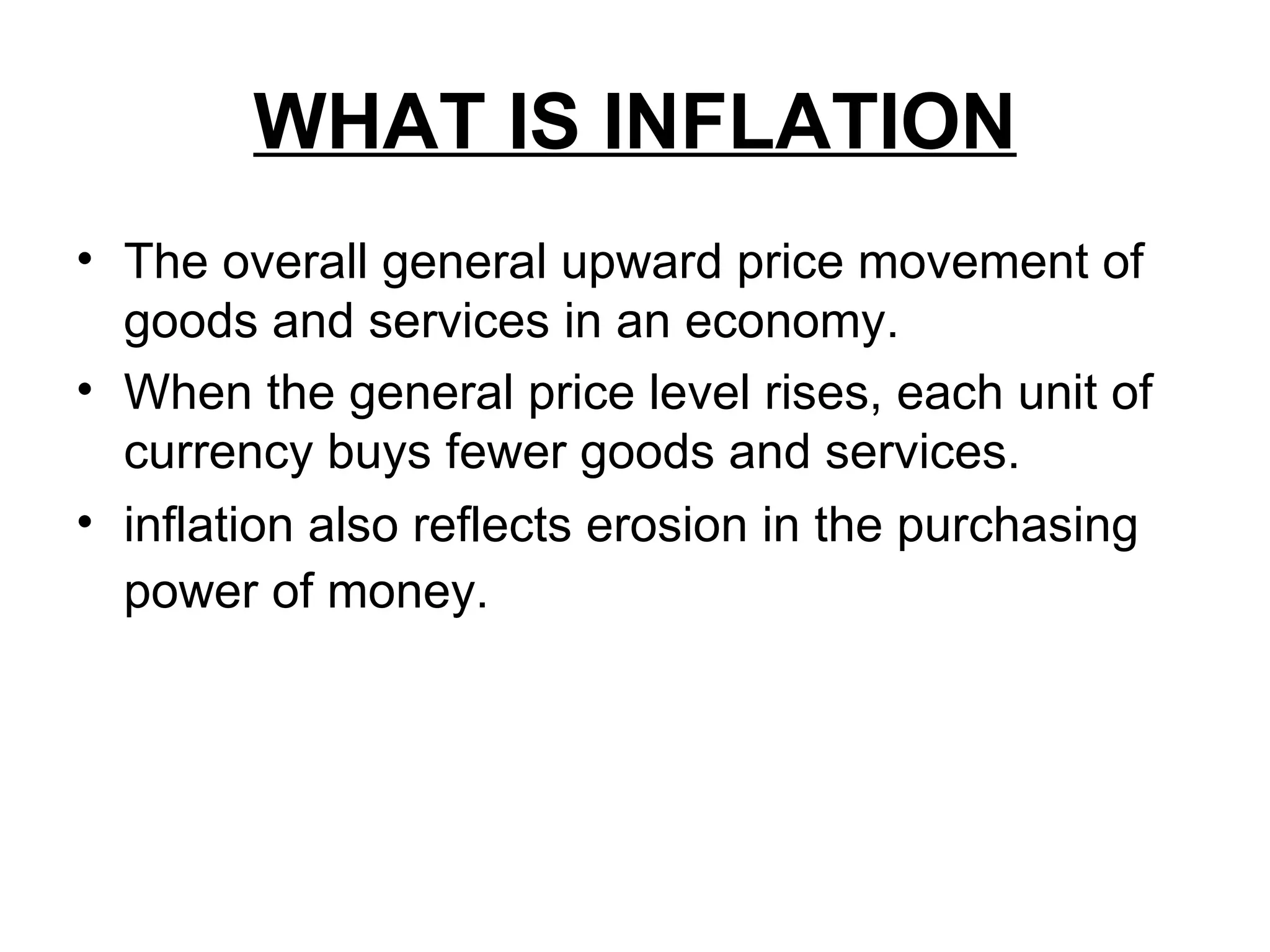 Taming Inflation Ppt