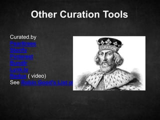 Taming Information Overload through Curation 2012 Presentation