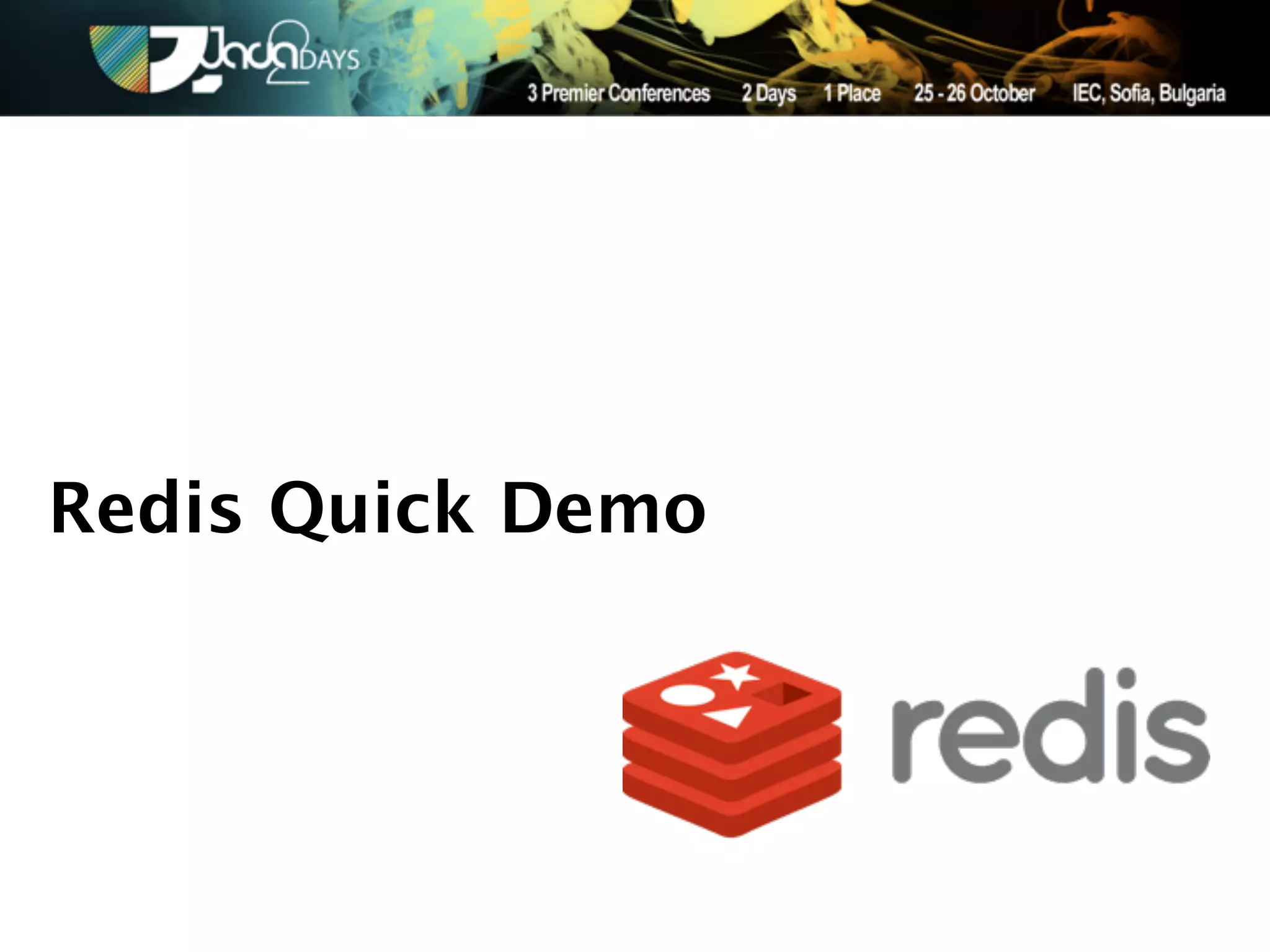 Redis Quick Demo
 