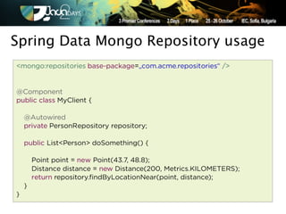 Spring Data Mongo Repository usage
 