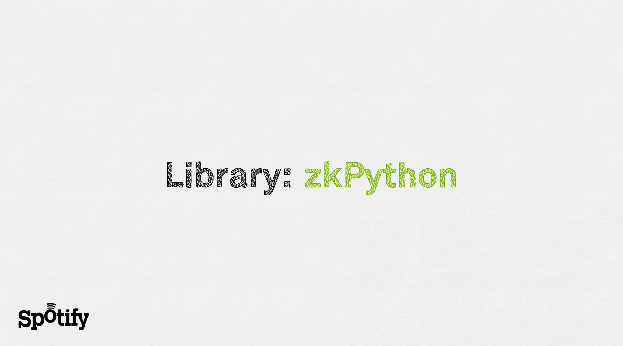 Library: zkPython
 