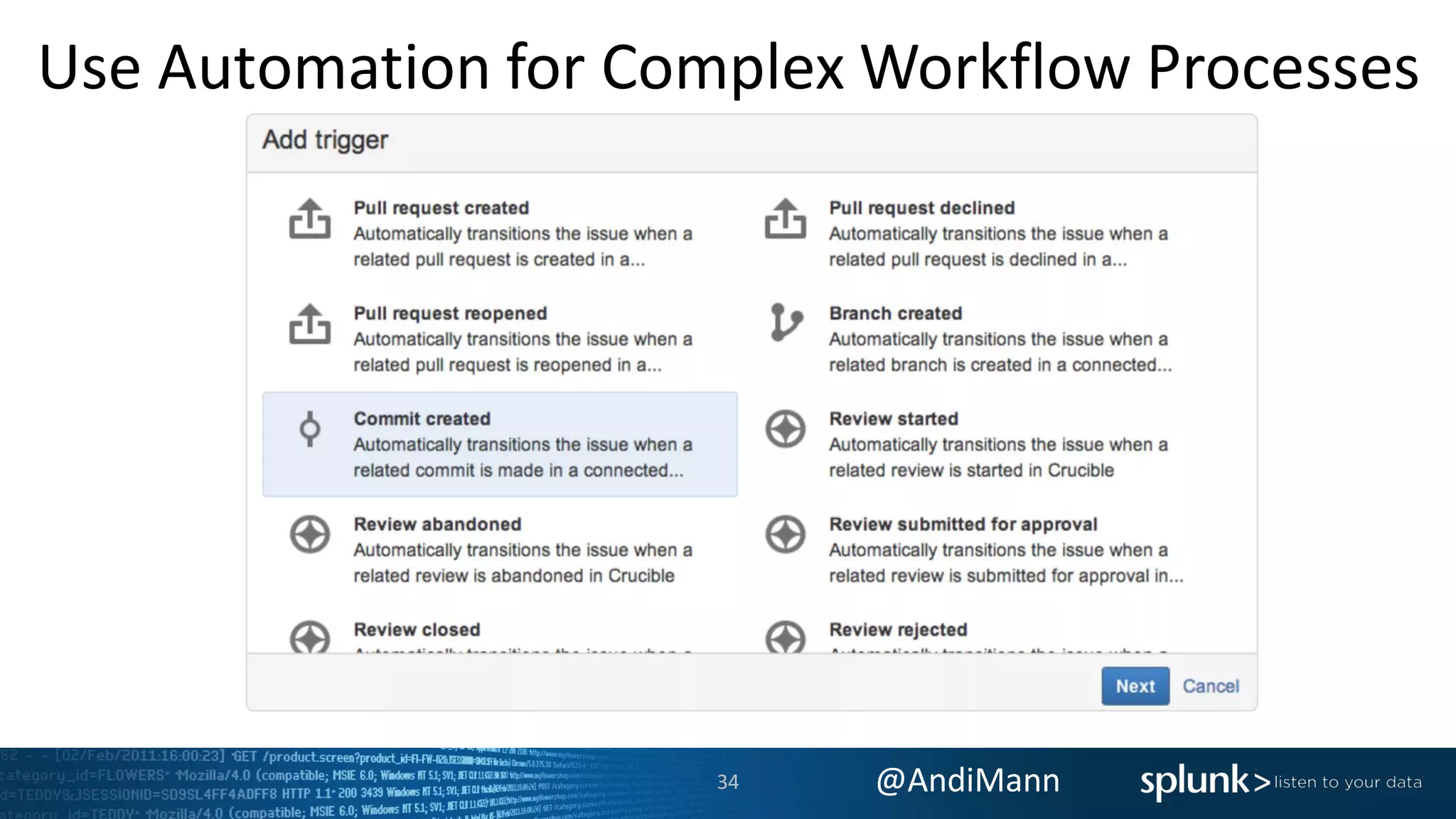 @AndiMann
Use Automation for Complex Workflow Processes
34
 