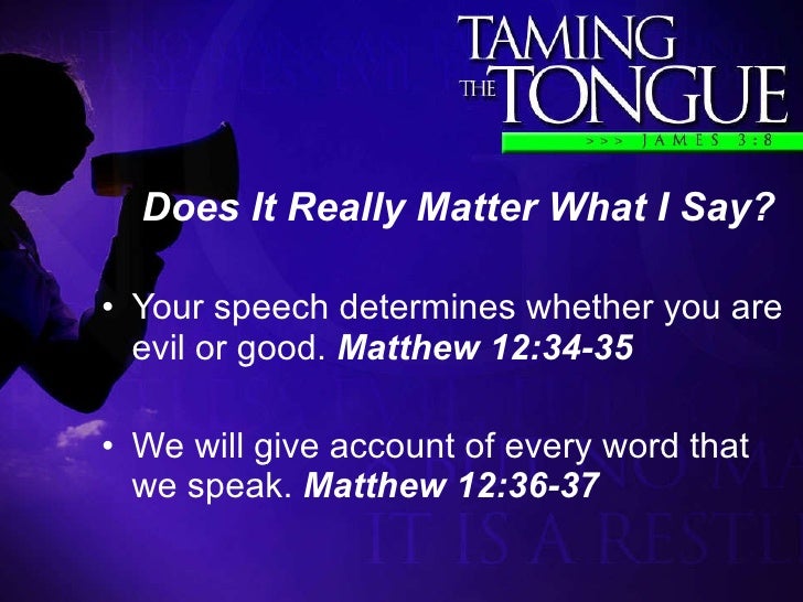 Taming The Tongue taming-the-tongue
