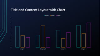 Title and Content Layout with Chart
 