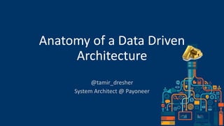 Anatomy of a Data Driven
Architecture
@tamir_dresher
System Architect @ Payoneer
 