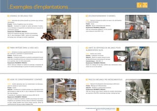 Exemples d’implantations
EXISTE
SUR
MESURE
13www.palamaticprocess.fr/machines-industrielles/tamisage/tamis-vibrant
Vidéos & plans téléchargeables en ligne12
F
F
F
Client :
Produits :
Objectifs :
confinement optimal.
Équipements PALAMATIC PROCESS :
Client :
Produits :
Objectifs :
Équipements PALAMATIC PROCESS :
Client :
Produit : Gluten
Objectifs :
Équipements PALAMATIC PROCESS :
F
F
F
Client :
Produit : Cacao
Objectifs :
Équipements PALAMATIC PROCESS :
Client :
Produit :
Objectifs :
Équipements PALAMATIC PROCESS :
Client :
Produits :
Objectifs :
Caractéristiques :
Équipements PALAMATIC PROCESS :
 