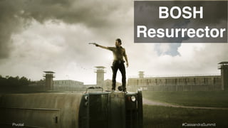 BOSH 
Resurrector 
Pivotal #CassandraSummit 
 
