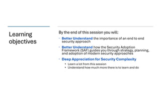 Tampa BSides - Chef's Tour of Microsoft Security Adoption Framework ...