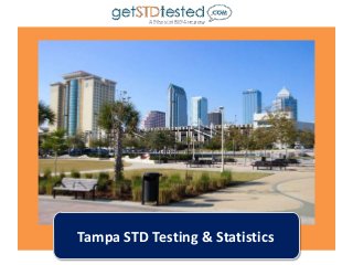 Tampa STD Testing & Statistics
 