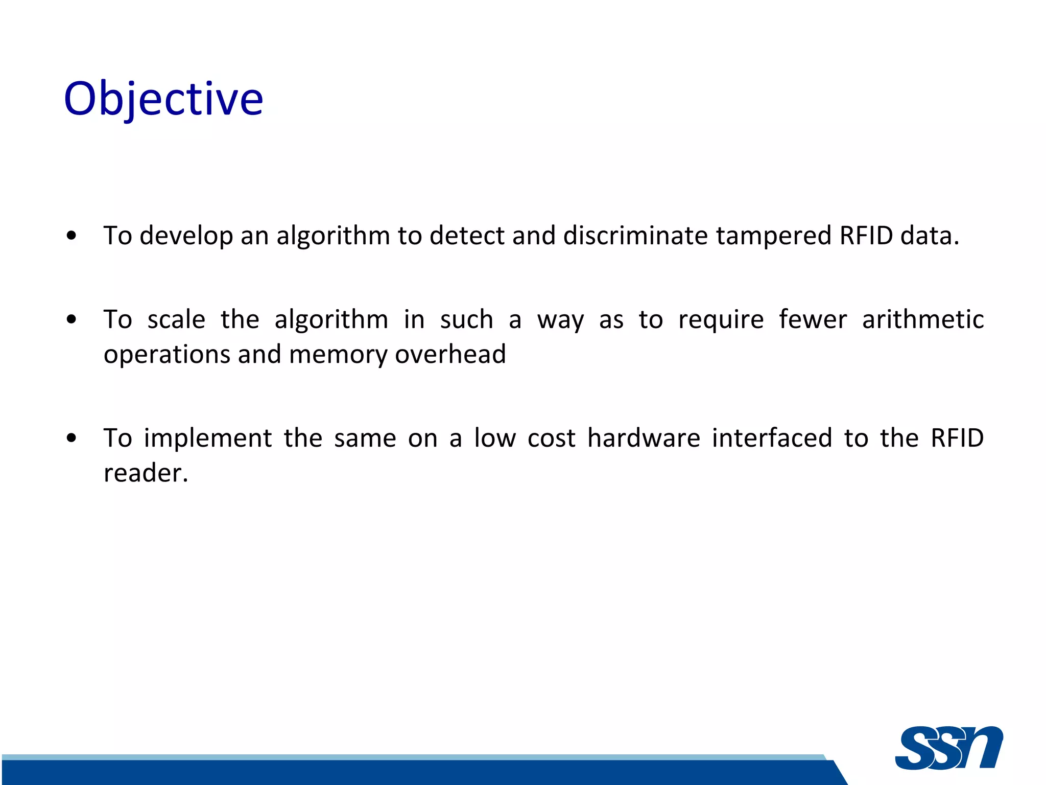Tamper Detection & Discrimination in Passive RFID Systems using ...