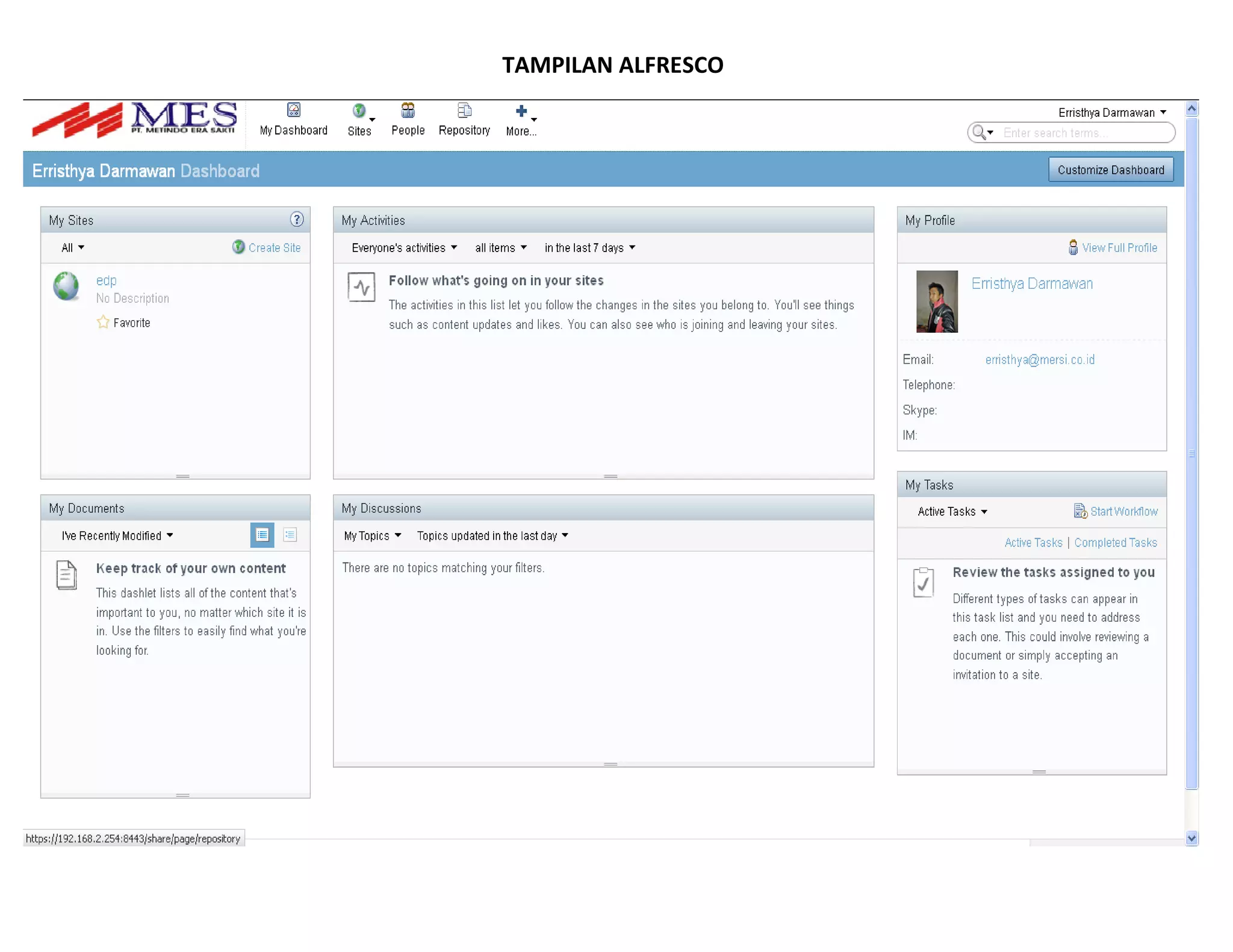 Tampilan Alfresco Pdf