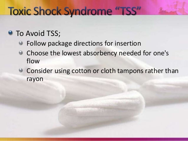 the link between toxic shock syndrome and the use of tampons Toxic shock syndrome is incredibly rare and if you use tampons properly, your risk of developing it is no higher than that of a man who's never had a period . the link between toxic shock syndrome and the use of tampons Toxic shock syndrome is incredibly rare and if you use tampons properly, your risk of developing it is no higher than that of a man who's never had a period .