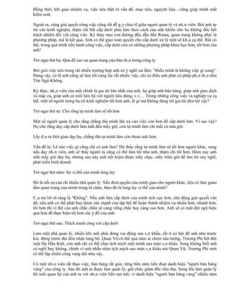 Đồng thời, khi giao nhiệm vụ, việc nêu thật rõ vấn đề, mục tiêu, nguyên liệu…cũng giúp tránh mất
kiểm soát.

Ngoài ra, cùng giải quyết công việc cũng rất dễ gây chia rẽ giữa người quản lý và nhân viên. Bởi anh tự
tin vào kinh nghiệm, thậm chí bắt cấp dưới phải làm theo cách của anh khiến cho họ không dốc hết
trách nhiệm đối với công việc. Kỳ thực mọi con đường đều dẫn đến Roma, quan trọng không phải là
phương pháp, mà là kết quả. Anh có thể giao toàn quyền cho cấp dưới xử lý một số khâu cụ thể. Rất có
thể, trong quá trình tiến hành công việc, cấp dưới còn có những phương pháp khoa học hơn, tốt hơn của
anh!

Trở ngại thứ ba: Quá đề cao sự quan trọng của bản thân trong công ty

Bởi giỏi việc nên trong rất nhiều trường hợp anh có ý nghĩ sai lầm: "thiếu mình là không việc gì xong".
Đúng vậy, có lẽ anh cũng sẽ làm tốt cùng lúc rất nhiều việc, chỉ có điều anh phải có phép phân thân như
Tôn Ngộ Không.

Kỳ thực, nhân viên của anh chính là gia tài lớn nhất của anh, họ giúp anh bán hàng, giúp anh giao dịch
và mặc cả, giúp anh có mối liên hệ với người tiêu dùng, v.v… Trong những công việc và nghiệp vụ cụ
thể, một số người trong họ có kinh nghiệm tốt hơn anh, lẽ gì mà không dùng tới gia tài như tới vậy?

Trở ngại thứ tư: Cho rằng tự mình làm sẽ tốt hơn

Một số người quản lý cho rằng chẳng thà mình lăn xả vào việc còn hơn để cấp dưới làm. Vì sao vậy?
Họ cho rằng dạy cấp dưới làm mất đến mấy giờ, còn tự mình làm chỉ mất có nửa giờ.

Lấy đâu ra thời gian dạy họ, chẳng thà tự mình làm còn thoải mái hơn.

Vấn đề là: Lẽ nào việc gì cũng chỉ có anh làm? Dù thấy rằng tự mình làm sẽ tốt hơn người khác, song
nếu dạy nhân viên, anh sẽ thấy người ta cũng có thể làm tốt như anh, thậm chí tốt hơn. Hôm nay anh
mất mấy giờ dạy họ, nhưng sau này anh tiết kiệm được mấy chục, mấy trăm giờ để tìm tòi suy nghĩ,
phát triển kinh doanh.

Trở ngại thứ năm: Sợ vị thế của mình lung lay

Đó là nỗi sợ của rất nhiều nhà quản lý: Nếu đem quyền của mình giao cho người khác, liệu có làm giảm
tầm quan trọng của mình trong tổ chức, theo đó là lung lay vị thế của mình?

Câu trả lời rõ ràng là "Không". Nếu anh làm cấp dưới của mình tích cực hơn, chủ động giải quyết vấn
đề; nếu anh có thể phát huy được sức mạnh của tập thể để hoàn thành nhiệm vụ nhiều hơn, nhanh hơn,
tốt hơn thì vị thế của anh chắc chắn sẽ càng vững chắc hay càng cao hơn. Anh sẽ có một đội ngũ hiệu
quả hơn để thực hiện tốt hơn các ý đồ của anh.

Trở ngại thứ sáu: Thích tranh công với cấp dưới

Làm một nhà quản lý, nhiều khi anh phải đóng vai đứng sau sân khấu, rất ít cơ hội để anh như trước
kia: đứng trước đài đón nhận tung hô. Quan Vũ có thể qua năm ải chém sáu tướng, Trương Phi hét đứt
ruột Hạ Hầu Kiệt, còn anh chỉ có thể chịu tịch mịch một mình sau màn sân khấu. Song không biết anh
có nghĩ hay không, chính vì anh nhẫn nhịn tịch mịch sau màn sân khấu mà Quan Vũ, Trương Phi mới
có thể lập chiến công vang dội như vậy.

Có một nhân viên rất thạo việc, bán hàng rất giỏi, từng bốn năm liền đoạt danh hiệu "người bán hàng
vàng" của công ty. Sau đó anh ta được làm quản lý, giữ chức giám đốc tiêu thụ. Song lên làm quản lý
thì mối quan hệ của anh ta với nhân viên liền rạn nứt, vì danh hiệu "người bán hàng vàng" nhiều năm
 