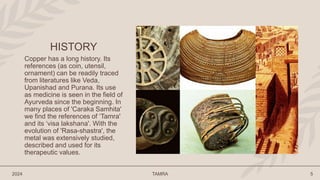 tamra ppt new..pptx rasa shastra and bhaisajya kalpana | PPTX