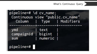 What’s Continuous Query
 
