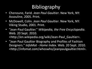Jean-Paul Gaultier - Wikidata