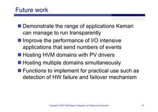 XS Boston 2008 Fault Tolerance