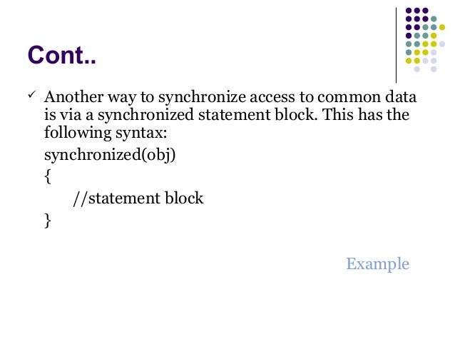 method synchronized c Java And Multithreading method synchronized c Java And Multithreading