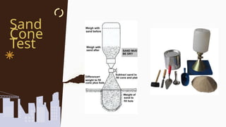 Sand
Cone
Test
 