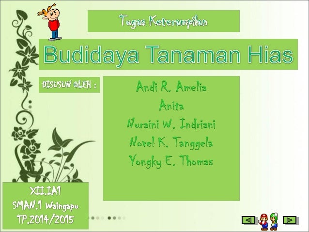 Budidaya Tanaman Hias   Budidaya Tanaman Hias
