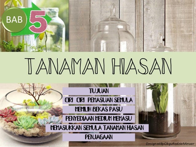 Tanaman Hiasan Tingkatan 2