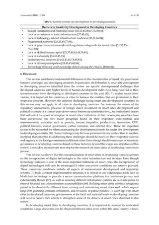 Smart city governance in developing countries a systematic literature ...